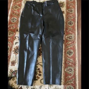 Black Leather Pants by Avenue